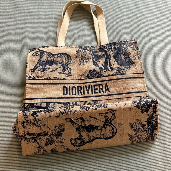 Christian Dior Riveria canvas tote bag - Picture 2 of 4